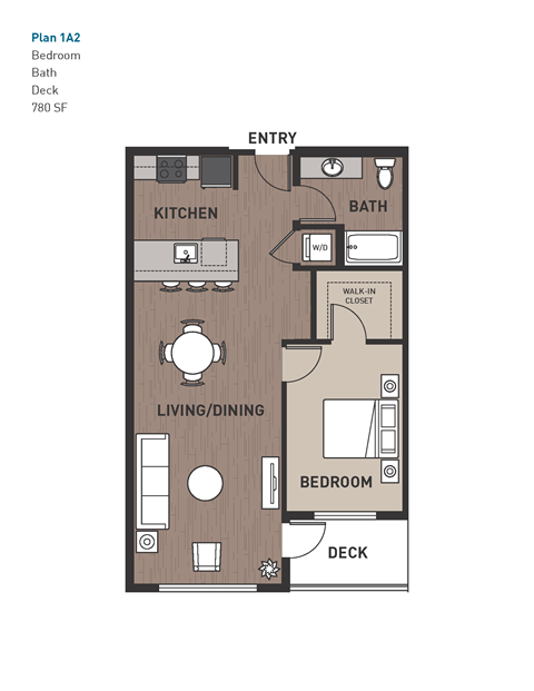 1 bed 1 bath P at Ravello Apartments, Redmond, WA, 98052